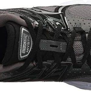 NEW MENS 11.5 GREY/BLACK SAUCONY GRID MYSTIC SNEAKERS RUNNING SHOES